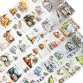 Forest Camping Theme PET Tape Set, 6 Rolls of Nature Adventure Stickers for Scrapbooking, Junk Journaling, DIY Crafts, and Art Supplies