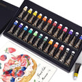 Paul Rubens Artist Watercolor Paint Set,24 * 5 ml Vibrant Colors, Watercolor Tubes for Profesional Artists&Hobbists, Art Supplies for Watercolor Painting, Comic, Illustration, Decoration