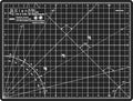 Elan Cutting Mat A4 Black & Taupe, Self Healing Cutting Mat 9x12 Inch, 5-Ply Craft Board Black, Hobby Board for Crafts 9x12 Inch