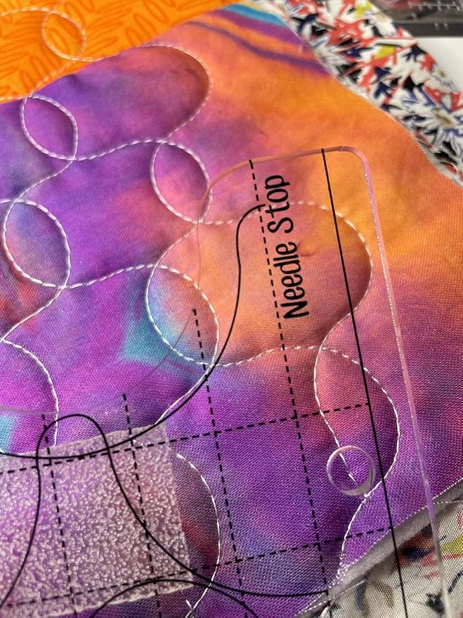 YICBOR 5pcs Wave Quilting Rulers and Templates Set