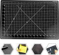 ARTIST'S BEST 12" X 18" Black Self Healing Cutting Mat | Durable PVC Construction | Gridded With SAE & Metric Units | Great Arts & Crafts, Fabric Cutting, Quilting, Sewing, Protecting Surfaces