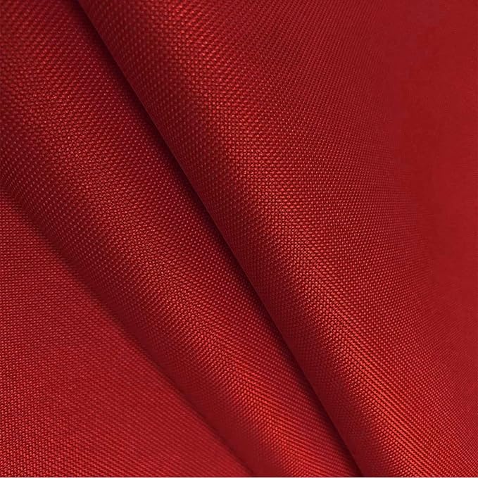 Waterproof Canvas Fabric by The Yard 600D Upholstery Cordura Fabric 58" Wide for Chairs Indoor Outdoor Water Resistant Canvas Polyester Material Sewing DIY Cloth, 1 Yard Red