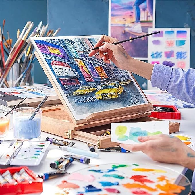 ESRICH Canvases for Painting 11x14, 30 Pack Canvas Boards for Painting Cotton Primed Acid Free Blank Canvas Panels for Oil Paint, Watercolor, Acrylic Paint, Gouache and Tempera.