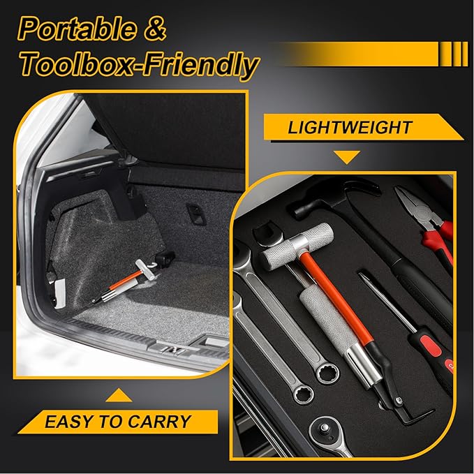 LIHAISHENG Auto Windshield Removal Tool with T-Handle – Manual Windshield Cut-Out Knife for Car Glass Replacement, Urethane Adhesive Cutter with Durable Blade and Non-Slip Grip