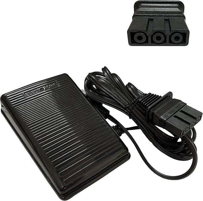 HimaPro Foot Control Pedal and Power Cord for Domestic and Imported Sewing Machines - Variable Speed Control (J00360051) (KD-1902)