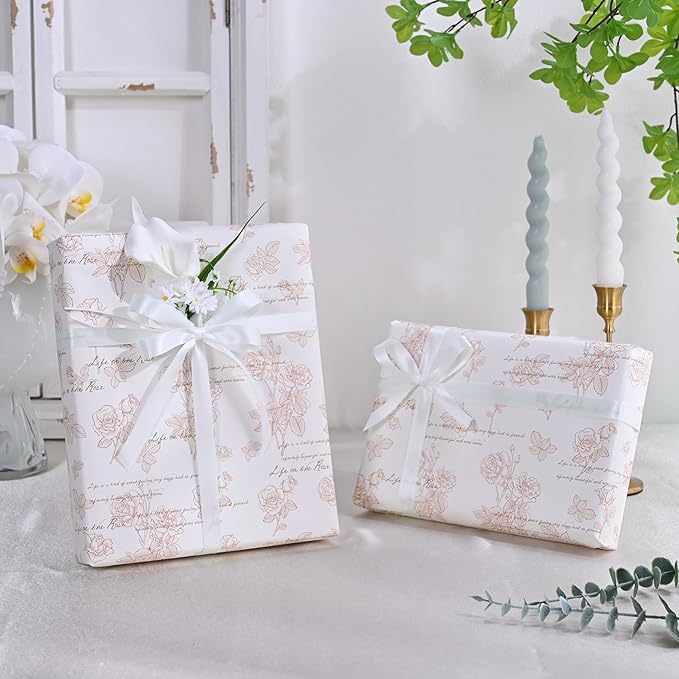 Double Face White Satin Ribbon 1/2 inch X 50 Yards Polyester White Ribbon for Gift Wrapping Very Suitable for Weddings Party Hair Bow Invitation Decorations and More