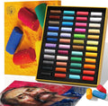 Paul Rubens Soft Pastel Set (48 Colors) - Fine Pigments with Smooth Strokes & Strong Coloring Power - Vibrant Chalk Pastels for Drawing, Blending & Layering - Ideal for Beginners, Students & Artists