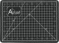 Acurit Self-Healing Cutting Mats - Self-Healing Craft Mats for Cutting, Measurements, Studios, Design, & More! - [Black - 9x12"]