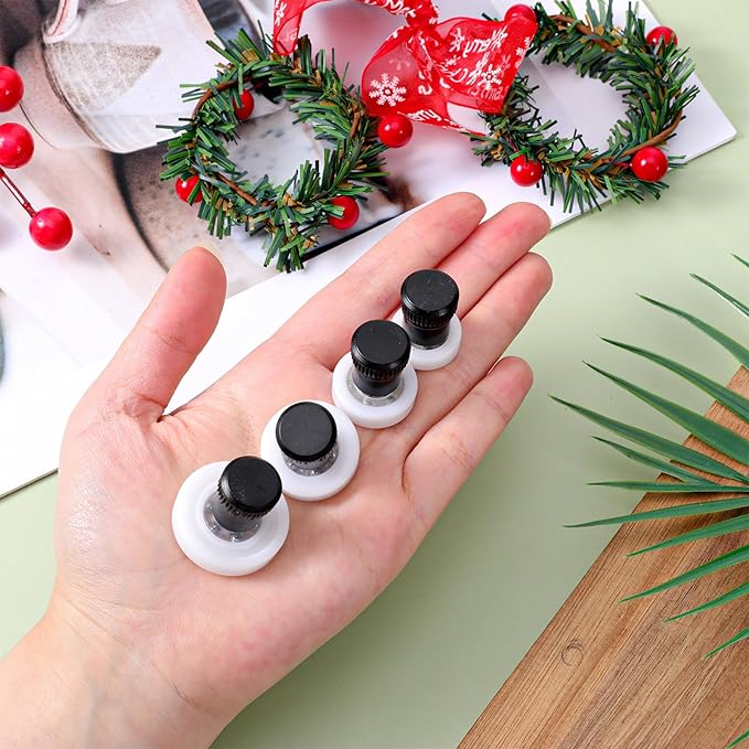 4 Pcs Professional Ceramic Clay-Pottery Finishing Tool Set, Ceramic Clay Trimming Spinner Tool, Clay-Finishing Tools with Hand Protection, Clay Repair Tools for Enthusiasts (4 Sizes)
