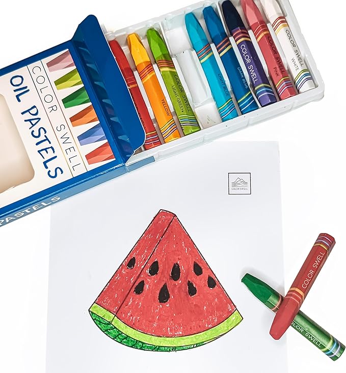 Color Swell Bulk Oil Pastels (432 Total) with Round Tips – 36 Packs, 12 Colors per Pack – Ideal for Teachers, Kids, Party Favors, Classrooms, Donations, Students - Bulk Oil Pastels