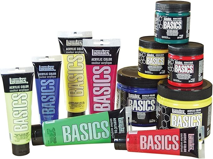 Liquitex BASICS Acrylic Paint, 118ml (4-oz) Tube, Raw Sienna