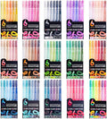 90 Colors Acrylic Gel Pens Set with 1.0mm Fine Point, Drawing Gel Pen for Adult Coloring Books, Painting, Writing, Journals, Student Supplies