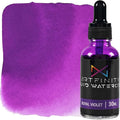Liquid Watercolor Paint 30 ml Bottle, Royal Violet - Vibrant Dye-Based Liquid Watercolor w/Glass Pipette, Fast-Drying, Fine Art Paint for Calligraphy, Airbrushing & Traditional Art