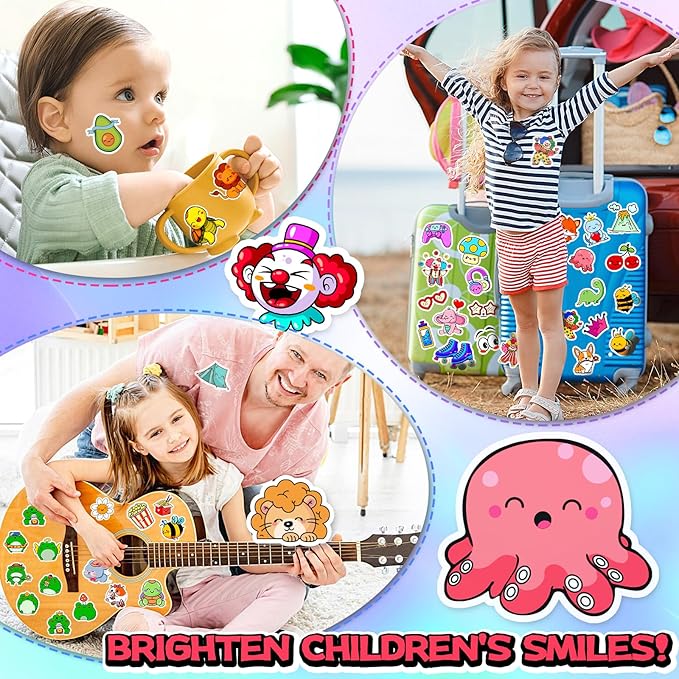 Arme Stickers for Kids，300PCS Cute Vinyl Stickers for Water Bottles for Kids Classroom Decor，Easy Peel Kawaii Bulk Sticker for Skateboards and Notebooks, Laptop Sticker for Teens Girls Kid Adults