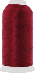 Mandala Crafts Maroon Heavy Duty Thread - 1500 Yds Tex 70 Bonded Polyester Threads for Sewing Drapery, Jeans, Leather, Hair, Outdoor Marine Upholstery
