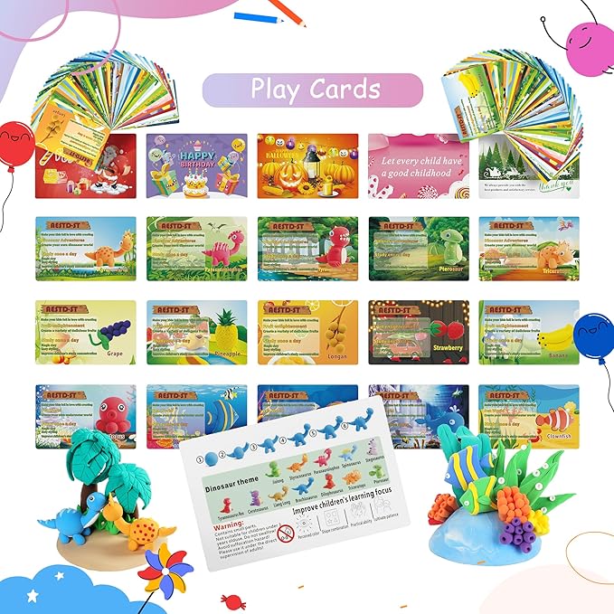 Air Dry Clay 42 Colors, Modeling Clay for Kids, DIY Model Magic Clay, Molding Clay Kit with Sculpting Tools, Non-Sticky Soft and Super Light, Arts and Crafts Gift for Boys Girls Kids