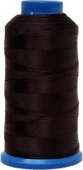 Mandala Crafts Size 69 210D T70 Bonded Nylon Thread - Dark Brown 1500 YDs Tex 70 Heavy Duty Sewing Threads for Leather, Jeans, Weaving, Outdoor Marine Upholstery