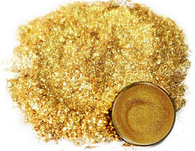 Eye Candy Premium Mica Powder Pigment “Taba Gold” (50g) Multipurpose DIY Arts and Crafts Additive | Natural Bath Bombs, Paint, Soap, Nail Polish, Lip Balm (Taba Gold, 50G)