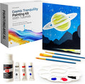 Painting4Real DIY Art Painting Kit for Adults – Learn to Paint Cosmic Tranquility with Video Tutorials – 9 Pieces Acrylic Paint Set for Adults –Perfect Christmas Crafts & Holiday Gifts for Art Lovers