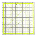 UOOU Quilting Ruler (9.5"X9.5"), Square Quilting Rulers Fabric Cutting Ruler Acrylic Quilters Rulers Clear Mark for Easy Precision Cutting and Crafts Quilting and Sewing