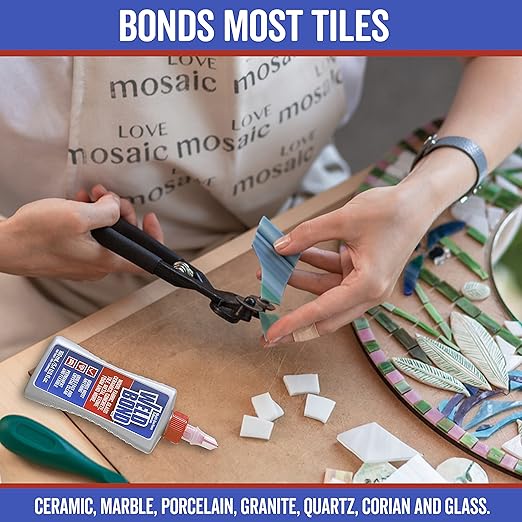Weldbond Multi-Purpose Glue - The Ultimate Bonding Solution ! Non-Toxic Glue for Wood Glue Glass Mosaic Ceramic Pottery Craft Tile Porcelain Stone Jewelry Fabric Furniture & More. 5.0z /160ml 6-Pack