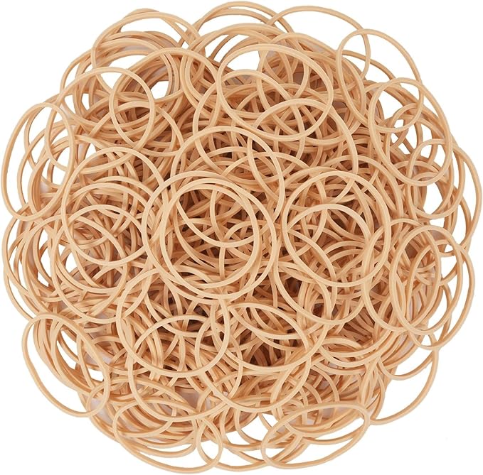 3" x 1/16'' - Size #18 - Rubber Band Depot - Everyday Rubber Bands, Business Bands - Approximately 450 Per Bag - 1/4 Pound Bag