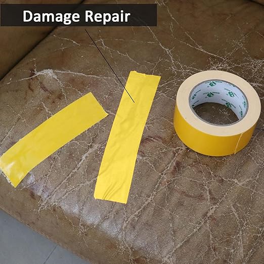 BOMEI PACK Duct Tape Yellow, Heavy Duty Strong Industrial Color Duct Tape 9mil x 1.88inch x 30yds for Packing and Repairing