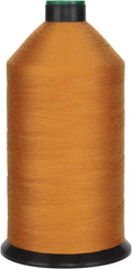 Polyester Corespun Denim Thread Tkt50 Tex60 J30, 8700yds, Suitable Light-Weight Denim Clothing and Home Decor,Mattresses,Curtains(Gold)