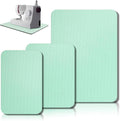 3 Pcs Sewing Machine Muffling Mat Pedal Mat Sewing Machine Pad No Slip Rubber Stay in Place Mats for Calms Vibration(Green,15 x 20 Inch,14 x 9 Inch,14 x 11 Inch)