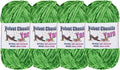 4 * 100g Fluffy Velvet Chenille Yarn for Crocheting and Knitting, Handcrafts Weaving Soft Chenille Yarn for Crocheting Clearance, Used for Making Baby Yarn Blanket, Clothes, DIY Craft (Green)