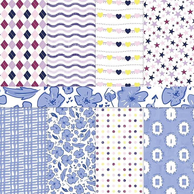 16 Sheets Scrapbook Paper, Vintage Decorative Scrapbook Supplies for Junk Journal Card Making Picture Art Collage DIY 6x6 inches, Plants theme