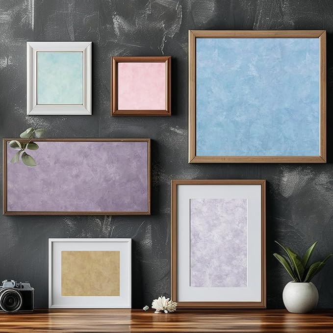 Scrapbook Paper 12x12 - 24 Sheets/24 Designs Double-Sided Textured Craft Paper, Boho Patterned Scrapbooking Paper for Scrapbook Supplies Junk Journals Card Making Origami Photo Album, Soft Pastel