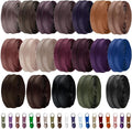 WILLBOND 100 Yards 20 Pcs Sewing Zippers Bulk #5 Nylon Coil Zippers 20 Color Assorted Zipper for Sewing with 200 Zipper Sliders for DIY Tailor Bags Purses Crafts Supplies(Retro Color)