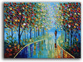 YaSheng Art -Landscape Oil Painting On Canvas Textured Tree Abstract Contemporary Art Wall Paintings Handmade painting Home Office Decorations Canvas Wall Art painting 24x36inch