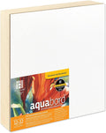 Ampersand Art Supply Watercolor Painting Panel: Museum Series Aquabord, 1-1/2 Inch Cradled Profile, 12" x 12"