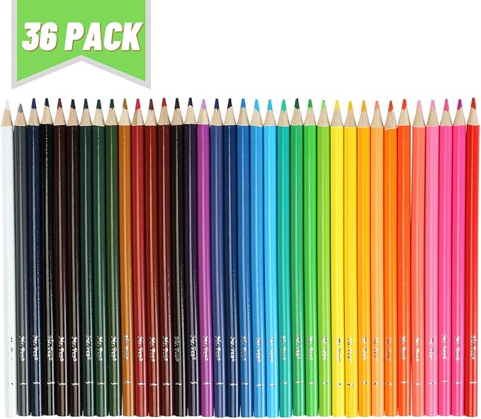Mr. Pen- Colored Pencils, 36 Pack, Soft Core, Colored Pencils for Adults & Kids, Sets of Wooden Color Pencil, Christmas Gift