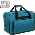 Sewing Machine Carrying Case，Sewing Machine Carrying Case Tote Bag，Universal Tote Storage Bag with Pockets and Handles, Suitable for Most Standard Singer (PEACOCK BLUE)