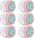 Aeelike Gradient Yarn for Crocheting, 6 Skeins Cake Yarns Fairyland Yarn 100g (3.52 oz) 245m (267 Yards) # 3 Light Weight - Super Soft Ombré Yarns for Making Colorful Crafts, Blue Pink Gradient