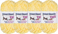 4 * 100g Fluffy Velvet Chenille Yarn for Crocheting and Knitting, Handcrafts Weaving Soft Chenille Yarn for Crocheting Clearance, Used for Making Baby Yarn Blanket, Clothes, DIY Craft (Yellow)