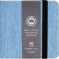 Lightwish Square Watercolor Journal,100% Cotton,300gsm/140lb,Acid-Free,24 Sheets Cold Press Watecolor Sketchbook for Artists Adults Students,4.7 * 4.7 Inches(Blue)