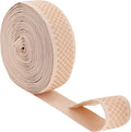 Mandala Crafts 1.5 Inch Elastic Silicone Gripper Tape for Clothing - 10 Yds Dotted Non Slip Elastic Band for Sewing - Nude Silicone Flat Fabric Stretchy Ribbon Straps