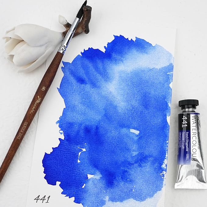 PHOENIX Professional Watercolor Paint Single Tube - 0.47 Fl Oz / 14ml - French Ultramarine