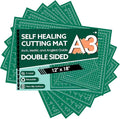 5 Packs Self Healing Cutting Mat 12" x 18" Rotary Cutting Sewing Mat A3, 5-Ply Cutting Board for Fabric Crafting Sewing Scrapbooking Quilting and Precision Cutting