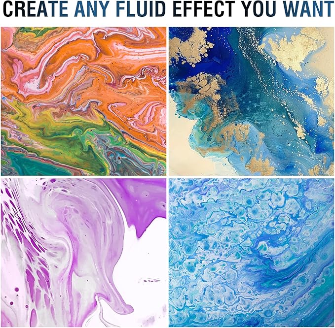 Falling in Art 67.6 Oz Pouring Medium for Acrylic Paint, Paint Thinner with High Flow Consistency