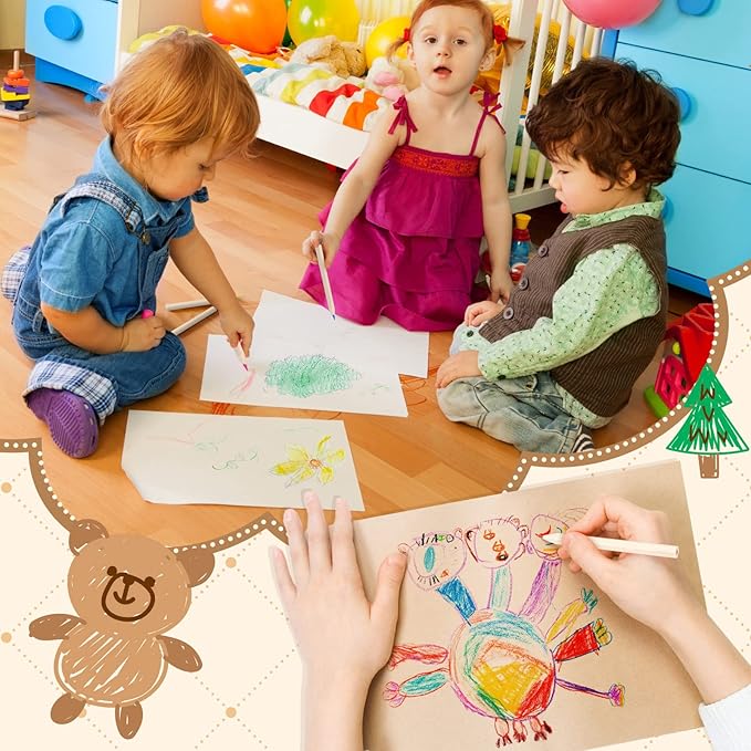 Ctosree 36 Packs Mini Colored Pencils Bulk 3.5 Inch Coloring Drawing Pencil in Kraft Boxes Goodie Bags Gift for Kids Adult Classroom School Office Painting Christmas Birthday Party Favor, 6 Per Pack