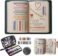 AEEHFENG 2026 Upgraded Embroidery Stitch Book Kit, Advanced Embroidery Book Kit, DIY Embroidery Stitch Bo-ok kit with Multiple Sewing Kit, 108 Pattern for DIY and Sew Enthusiast (1 Pack)