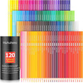 Huhuhero 120 Count Colored Pencils Set for Adult Coloring Books, Soft Core Vibrant Blendable Art Drawing Pencils, Premium Art Supplies for Adults Beginners, Back to School Supplies Teacher Gifts