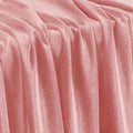 KKJIAF Light Pink Stretch Velvet Fabric 60 Inch Wide, 5 Yard Soft Stretchy Fabric for Sewing Clothes, Apparel, Costume, Crafts - 90% Polyester 10% Spandex