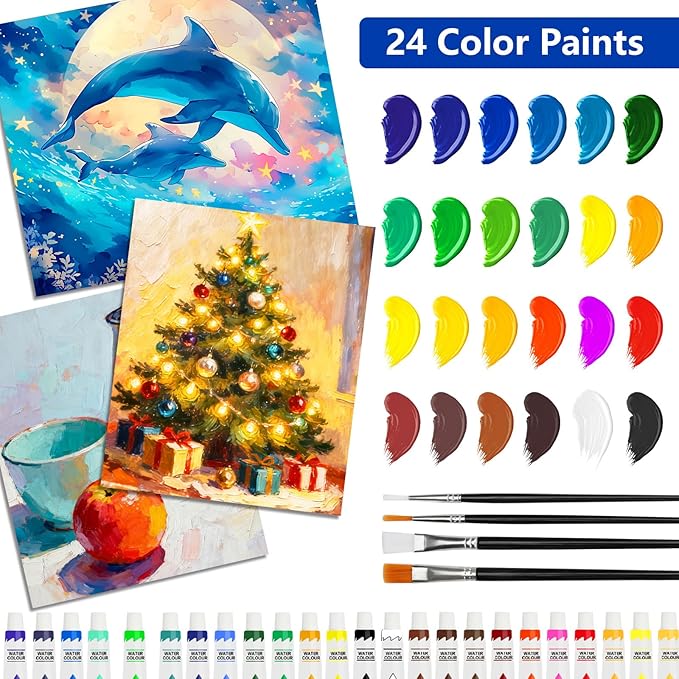 Art Supplies, 144-Piece Deluxe Art Set Professional Art Kit with Portable Aluminum Case, Crafts Drawing Painting Kit for Gifts Adults Kids Artists