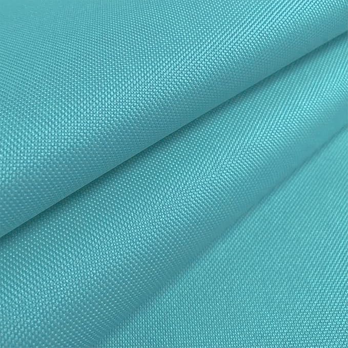 Waterproof Canvas Fabric by The Yard 600D Upholstery Cordura Fabric 58" Wide for Chairs Indoor Outdoor Water Resistant Canvas Polyester Material Sewing DIY Cloth, 3 Yards Pale Turquoise